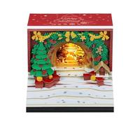 Calendario 3D | Calendario 'Avvento 2026 ad Natalizio 3D | Scultura di Carta con Blocco Note per Decorazione Casa Ufficio Scuola | Regalo per Famiglia Bambini Adulti Organizzazione
