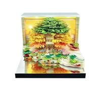Calendario 3D con sculture in carta, blocco note con scultura in carta, motivo albero di fiori, per classe, casa, scuola, insegnanti, allenamento, vacanze di Natale