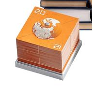 Calendario 3D - Decorazione a forma di terra 2026, pezzo di da scrivania, supporto per appunti per il miglior accessorio da scrivania per ufficio, scuola, compleanno, freelance, insegnanti