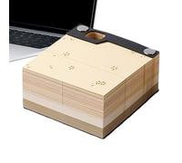 Calendario 3D - Memo Art Pad | Planner per incisione classica blocco note multiuso per uffici domestici Scrivania di classe Pasqua