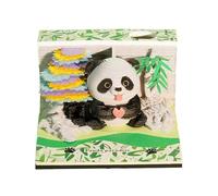 Calendario 3D - Panda Design Nota | Calendario Di Scultura Di Carta Carina, Blocco Data 3D Studio Di Lavoro, Visualizzazione Data Mensile Per La Scuola, L'Aula, L'Insegnante A Casa, Che