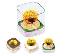 Calendario 3D Time Piece, calendario da scrivania 2026 con luce, blocchi artistici 3D a strappo, squisiti mestieri panoramici a forma di albero, regalo di Natale per collega amico