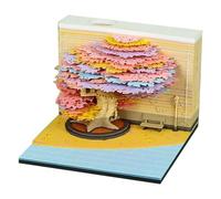 Calendario A Fogli Staccabili | Calendario 2026 Albero Arte Fogli Strappabili | Arte di Scultura di Carta e Decorazione per la Casa | Per Natale Casa Nuova Ufficio Studente Insegnante Famiglia