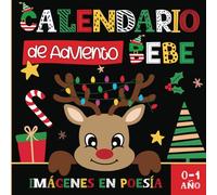 Calendario Adviento Bebe: Libro blanco y negro bebé - imágenes de alto contraste con poemas en poesía para niños | De 0 a 1 año