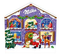 Calendario Adviento Casa Navideña Milka 147g | Contiene 6 Chocolatinas Diferentes