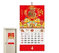 Calendario anno 2025, calendario anno 2025, calendario annuale snake cinese da parete, decorazioni per Capodanno lunare, calendario da parete cinese 2025, per casa e ufficio