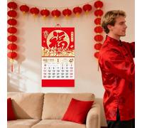 Calendario 'Anno Del Cavallo,Tradizionale Cinese Strappabile | Calendario Da Parete Con 12,Per Dormitorio Soggiorno Aula Sala Pranzo Camera Studenti Bambini Ragazzi Adulti Insegnanti