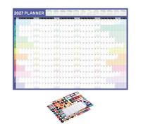Calendario Annuale - 12 Di Spessa Di Grandi Dimensioni Fronte-re