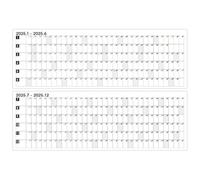 Calendario annuale 2025, Big Assed 2025, semplice calendario da 12 mesi 2025, calendario da parete per l'anno a colpo d'occhio, calendario annuale 2025, calendario per tutto l'anno per il calendario