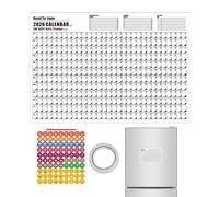 Calendario annuale 2026 per 12 | Grande calendario giornaliero e settimanale con note, agenda giornaliera 2026, per programmazione appuntamenti, agenda di Capodanno, casa, ufficio, aula, famiglia