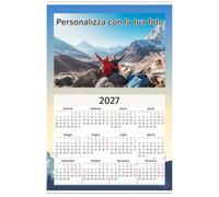 Calendario annuale 2026 personalizzato - tema Italia calendario da parete personalizzabile con le tue foto calendario fotografico Fujifilm