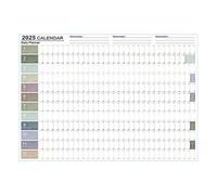 Calendario annuale 'anno - Organizzatore murale mensile, pianificatore per l'intero anno | Layout di carta scrivibile con design a griglia pulita, per la programmazione degli