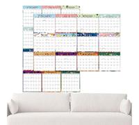 Calendario annuale di 12 ,Calendario da parete annuale 2025 - Calendario mensile gennaio 2025-dicembre 2025 | Calendario da parete per delle cose da , appuntamenti e