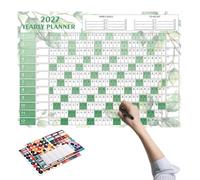 Calendario Annuale Spessa Fronte-Retro Con Etichette Colorate