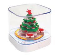 Calendario Artistico | Calendario 3D Albero di Natale con Luce e Blocco Note | Organizzatore Giornaliero per Pianificazione e Gestione Attività | Agenda per Bambini Adulti Famiglia Ufficio Scuola