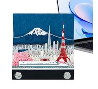 Calendario artistico creativo in carta 3D - Blocco note a strappo, blocco note fai da te, decorazione per la scultura del desktop, regalo unico per Natale, San Valentino, sì