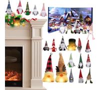 Calendario Avvento 2024 Gnomi Luminosi, 2024 Christmas Gnome advent-calendar, Calendario Dells Avvento Simpatico, Calendario Avvento Con 21Gnomi+3 Gnomi Luminosi,Gnomo Di Ciondoli Per Albero Di Natale