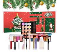 Calendario 'Avvento 2024 - Orologio conto alla rovescia per le festività, calendario del conto alla rovescia per Natale | Set cosmetico conto alla rovescia per il calendario natalizio set conto