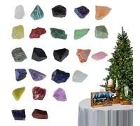 Calendario 'Avvento 2025, 2025, da collezione, naturale, con gemme per le vacanze, calendario per conto alla rovescia, per compleanno, ragazzi, ragazze, amanti della natura, esploratori