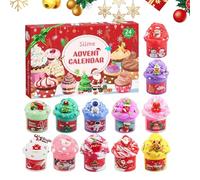 Calendario 'Avvento 2025 Conteggio Alla Rovescia - 24 Giorni Calendario Con Simboli Brillanti | Charm 2025 Slime Divertente Regalo Festività Per Ragazzi Bambini Piccoli e Maschietti