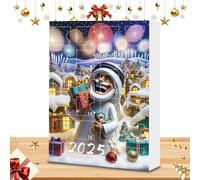 Calendario 'Avvento 2025 - Conto Alla Rovescia A Tema Gesù | Decorazione Religiosa Per La Casa | Include 24 Ornamenti In Acrilico 2D, Un Regalo Di Ispirazione Cristiana Per Bambini E Adul