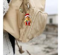 Calendario Avvento 2026 Ornamenti natalizi 2D per la casa,quattro polli che indossano cappelli da Babbo Natale,2026,decorazioni natalizie 2D,set di decorazioni per alberi di Natale (24 pezzi)