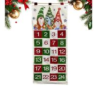 Calendario 'Avvento 24 Tasche Pieghevole Grande Riutilizzabile 24 Giorni