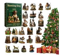 Calendario 'Avvento, 2D acrilico 2025, figurine, motivo animale, per conto alla rovescia, gioielli per l'albero di Natale, per feste di compleanno, per adulti, ufficio, negozi, camera da letto