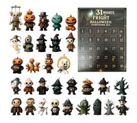 Calendario Avvento 31 Giorni di Statuine Horror Spaventose da Collezione