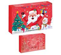 Calendario Avvento Animali | 2025 Decorazioni Casa 24 Giorni Avvento - Piccole Figure Per Calze Di Natale,Per Ragazzi Ragazze Festa Di Compleanno Scaffale Scrivania Ufficio Camera Da