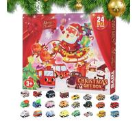 Calendario Avvento Auto Giocattolo Divertenti Piccole Auto E Camion | Set Veicoli Avvento Per Bambini E Infanzia Per Famiglia Ragazzi Ragazze Bambini Figlio Adolescent