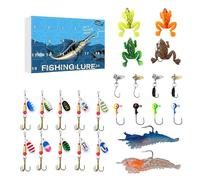 Calendario 'Avvento | Calendario 'Avvento Natale Conto alla Rovescia | Regalo Esche per Uomini Padri Mariti Adolescenti Ragazzi