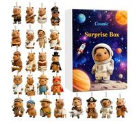 Calendario 'Avvento Capibara 2025 - Calendario Per Il Conto Alla Rovescia Di Natale Di 24 Giorni Con 24 Graziose Decorazioni Capibara In Acrilico 2D, Divertente Regalo Di Vacanza Per Gli Amanti De