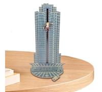 Calendario 'Avvento con conto alla rovescia di Natale - Decorazione del calendario da tavolo in legno - Hans Gruber Falling Off Plaza Calendario 'Avvento Die Hard conto alla rovescia per ca