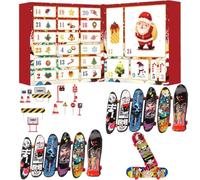 Calendario 'Avvento Con, Finger Skateboard Natalizi, Segnale | Sturdy Finger Skateboard, Natalizi Natale Compleanno, Feste Uffici Casa, Scuola Appartamento Multiuse, Compact