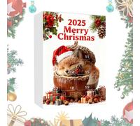 Calendario 'Avvento Con Ghiande Di Animali - Calendari Per Il Conto Alla Rovescia Di Natale, Pianificatore Di Fascino In Acrilico 2D, Ornamenti Per Il Conto Alla Rovescia Degli Animali Delle Vacan