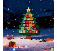 Calendario 'Avvento Conteggio Alla Rovescia | Conteggio alla Rovescia di 24 Giorni con Pendenti | Decorazione Per Albero Di Natale Fatto A Mano | Per Le Feste Durante Le Vacanze Invernali Per La Casa
