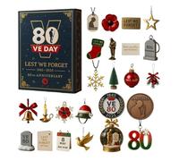 Calendario 'Avvento Conteggio alla Rovescia,Ornamento Conta Alla Rovescia in Acrilico 2D,Decorazioni Commemorative Per Albero Di Natale Da 24 Giorni | Per Le Feste Invernali, La Festa, L'Albero Di