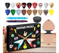 Calendario 'Avvento - Countdown Di 24 Giorni Con Custodia | Plettri per Chitarra Elettrica - Per Bambini Adulti Adolescenti Suonatori Di Ukulele Festività Pasqua Halloween