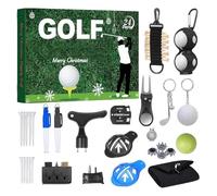 Calendario 'Avvento da golf 2025 per uomini e adolescenti, calendario natalizio 24 giorni con da golf, tra cui palline da golf, marito