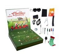 Calendario 'avvento da golf, decorazioni da golf 2025 | Decorazioni 'avvento di Natale per palle sportive, per la festa della interiore della festa di compleanno