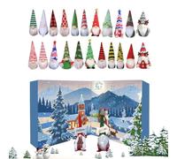 Calendario 'avvento Degli Gnomi Natalizi | Gnomi Da Collezione Bambini Conteggio Giorni | Decorazione Natalizia Casa Famiglia