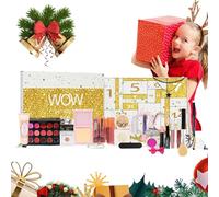 Calendario 'Avvento di bellezza 24 giorni | Calendario delle vacanze, conto alla rovescia fino a Natale 24 giorni, calendario di trucco, set di conto alla rovescia per donne e ragazze
