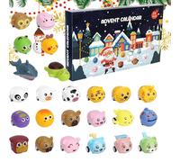 Calendario 'Avvento Di Natale,Calendario Conto Alla Rovescia Bambini Macchinine Ritorno Automatico | Giochi Motricità Fine Rifornimenti Festa Piccoli Per Bambini Ragazze Feste
