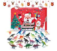 Calendario Avvento Di Natale Con Dinosauri | Collezionabile Per Le Feste Invernali - 24 Giorni Conto Rovescia Per Figura Dinosauro Natalizio - Per Bambini Oltre 3 Anni Ragazzi Ragazze Camine