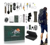 Calendario 'Avvento Di Natale - Kit Di Sopravvivenza Per 24 Giorni Avvento Con Innovativi - Gadget Multiuso Portatili Per Vacanze Ragazzi Uomini Appassionati Picnic Campeggio Attività All Aperto