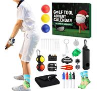 Calendario Avvento Giocattoli - Decorazione Casa Sportiva - 24 Giorni Di E Attrezzi Per Golf,Per Uomini Ragazzi Adolescenti Papà Marito Fidanzato Bambini Avventura All'Aperto