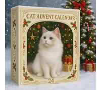 Calendario Avvento Gli Amanti Gatti 2025, Calendario Conto Rovescia Natale 24 Giorni, Ciondolo Per In Acrilico, Idee Regalo Gli Amanti Dei Gatti, Decorazioni Per La Casa Durante Le Feste