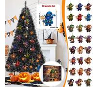 Calendario 'Avvento Gnome - Calendari con figure di giocattoli di gnomi | Figure decorative per pianificatore di 24 giorni per famiglie adulti, ufficio, scuola matrimonio