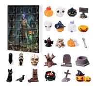 Calendario 'Avvento Halloween 2025 | Spaventoso Calendario 'avvento Di Halloween Con 24 Pezzi Scheletrici | Decorazione Casa Per Bambini Ragazzi E Famiglia Festa Autunno Stregato